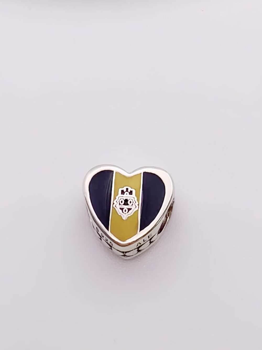 Pandora Pittsburgh flag charm Love Heart Charm